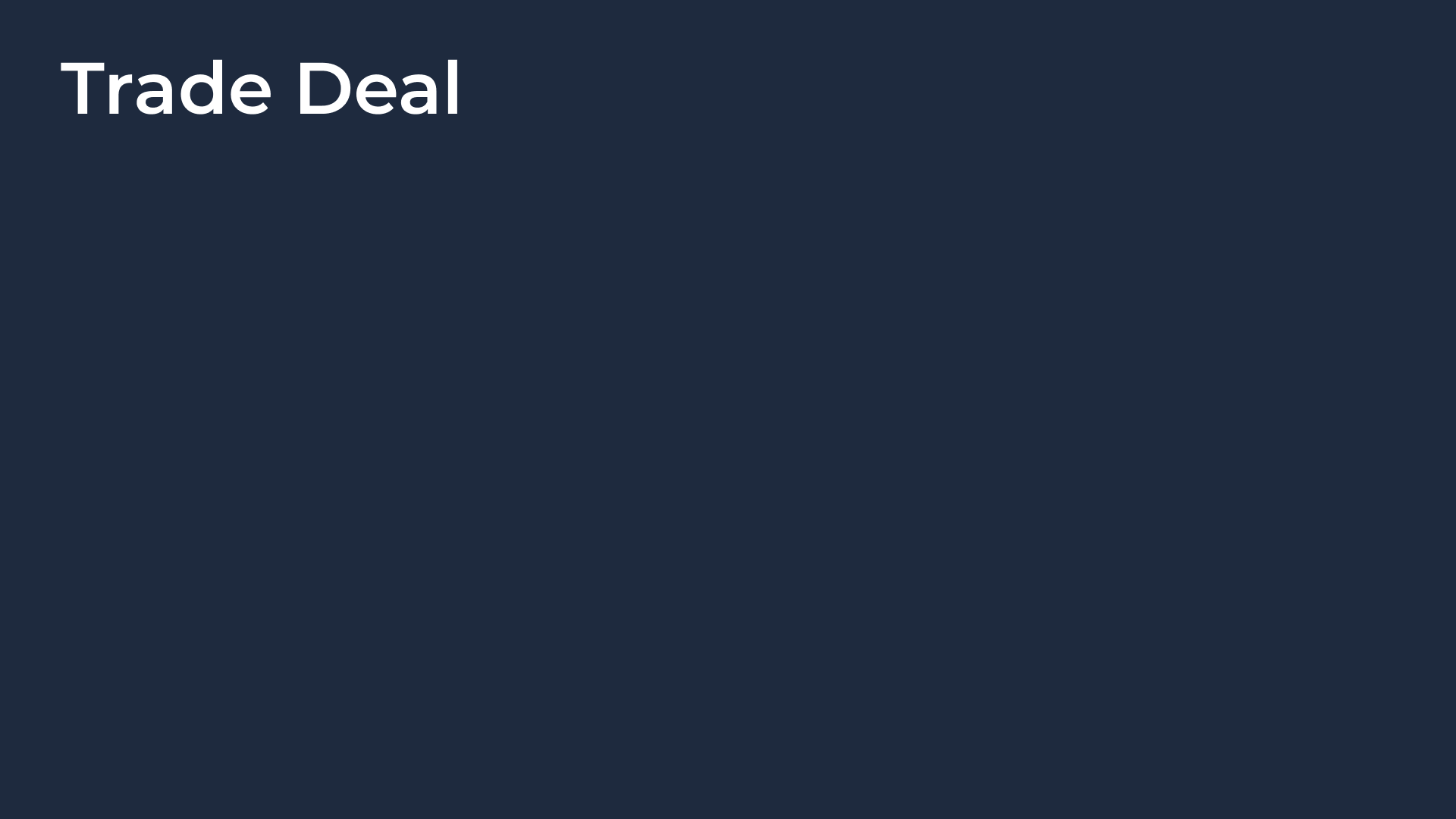 Trade Deal