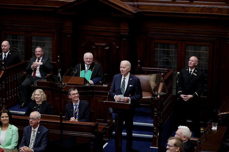Address by President Joseph R. Biden, Jr., to a joint sitting of the Houses of the Oireachtas
