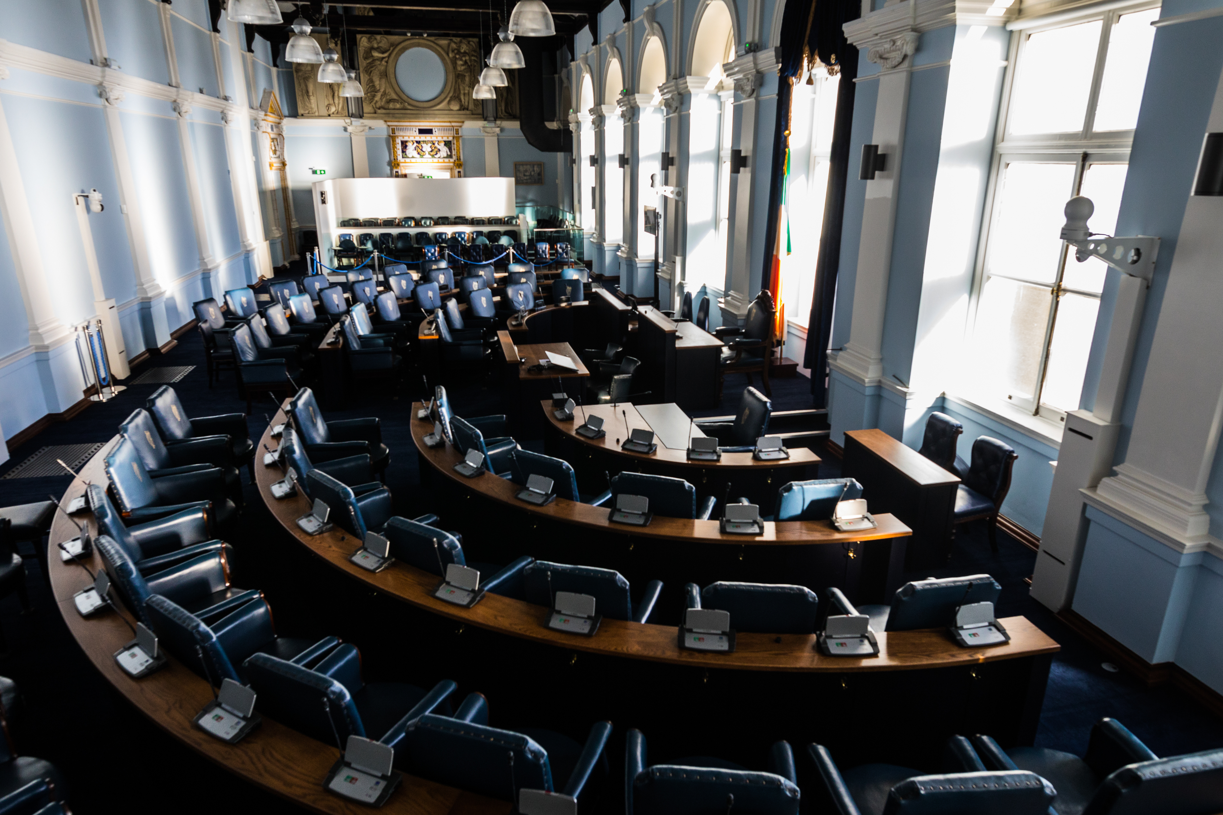 Seanad Chamber in the National Museum of ireland