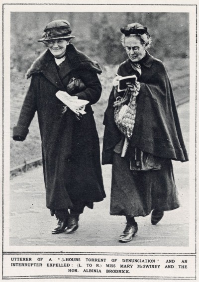 Two women walking 1921