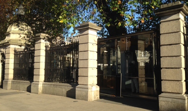 Leinster House visitors' entrance