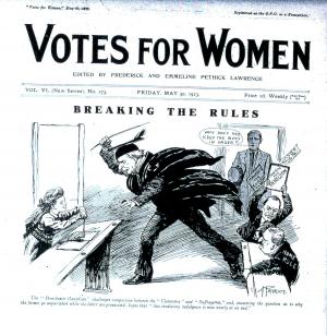 Cumhdach tosaigh Votes for Women, 1913