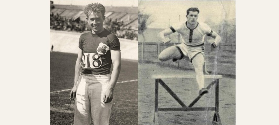 Dr Pat O’Callaghan in 1928 and Bob Tisdall in 1932