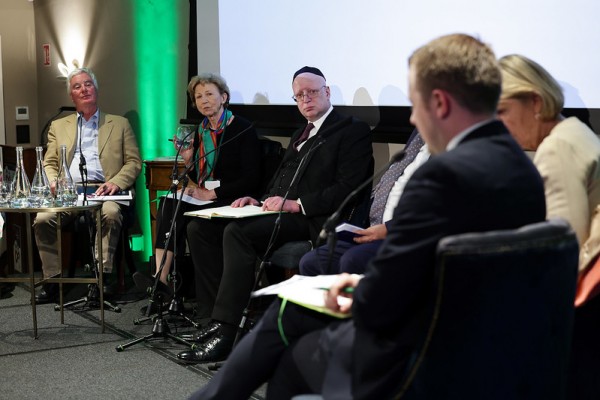 Panellists discuss the second theme of the conference